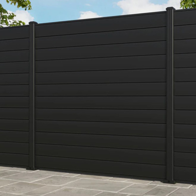Außen Dekorations Aluminium Horizontale Louver Garten Zaun System Aluminium Zaunplatten