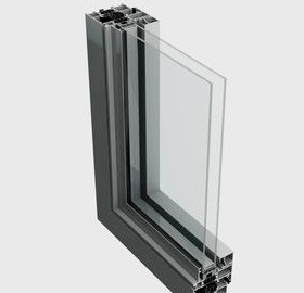 Aluminium Schrank Profil SX-8090 aus 6063 Legierung Extrudiert Aluminium