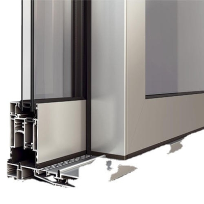 Lieferung Shengxin Wärmedämmung Extrudierte Aluminiumrahmen Glas Türprofile für Schiebetüren