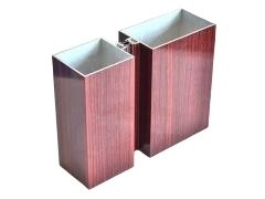 Maßgeschneiderte Pulverbeschichtungsmaschine zur Holzveredelung für die Toleranz von ± 1% auf Aluminiumprofilen