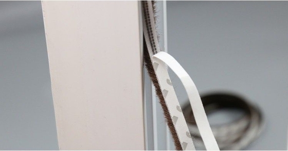 Home Office Hotelindustrie 100% PP Aluminium Fenster und Tür Wolle Pfahl Bürste Wetterstreifen