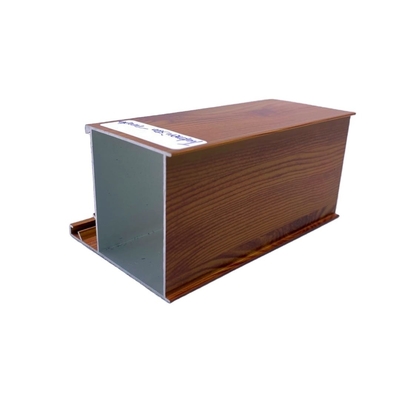 Dekorative Holzfarben Aluminiumprofile mit T3-T8-Temperatur und 0,8 mm-2,0 mm Dicke