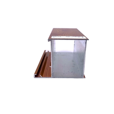 6063 t6/t5 von Shengxin, extrudierte Aluminiumprofile für Baustoffe mit Holzkornveredelung