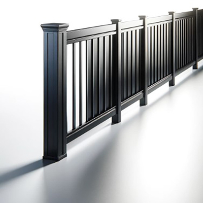 Modernes Design trifft Haltbarkeit Aluminium-Privatsphäre Zaun mit anpassbarer Dicke