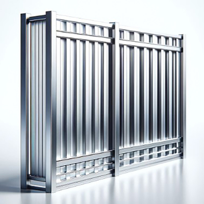 Modernes Design trifft Haltbarkeit Aluminium-Privatsphäre Zaun mit anpassbarer Dicke