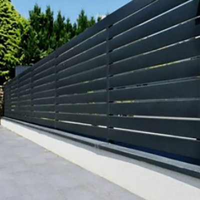 Modernes Design trifft Haltbarkeit Aluminium-Privatsphäre Zaun mit anpassbarer Dicke