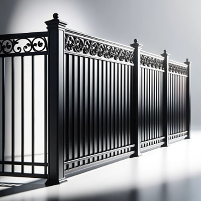 Modernes Design trifft Haltbarkeit Aluminium-Privatsphäre Zaun mit anpassbarer Dicke