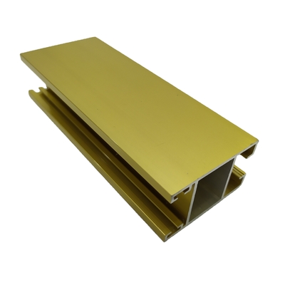 Professioneller Entwicklungsservice Champagner Anodisiertes Aluminiumprofil mit natürlicher Veredelung
