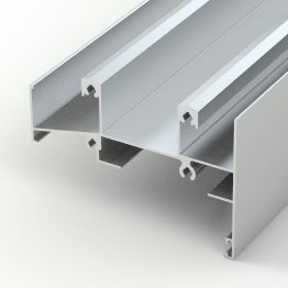 Strukturprofil Dauerhaltige Pulverbeschichtete Aluminiumprofile für Fenster und Türen