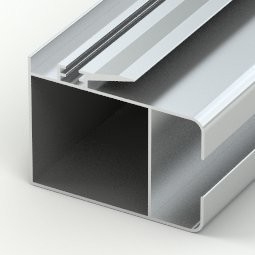 Strukturprofil Dauerhaltige Pulverbeschichtete Aluminiumprofile für Fenster und Türen