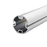 Silberanodisierte Aluminiumprofile für Türfenster Natürliches Silber 0,30 mm Dicke
