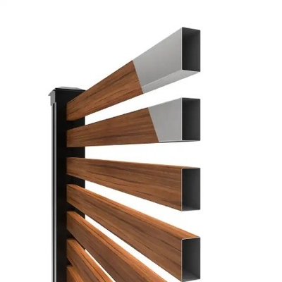 Außenbalkon Aluminium U-Kanal Glaszaun mit anpassbarer Höhe und Legierungsmaterial