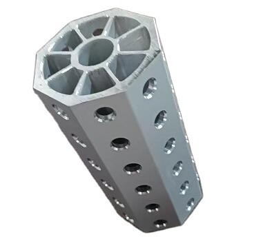 Aluminiumrohr aus Leichtmetall mit achtseitigem Aufbau für industrielle Modulgriffsysteme