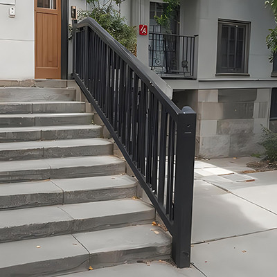 Außenbalkon-Handgriffe Aluminiumbalustraden mit einer Längentoleranz von ± 1%