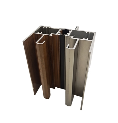 Shengxin 6063 Aluminium Profil für Windows Zahlungsart T/T oder L/C und Goldene Farbe
