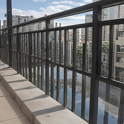 Außenbalkon-Handgriffe Aluminiumbalustraden mit einer Längentoleranz von ± 1%