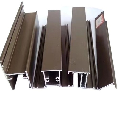 Min. 0,3 mm Wanddicke Bronze-Aluminiumprofil für Tür- und Fensterschneidedienstleistungen