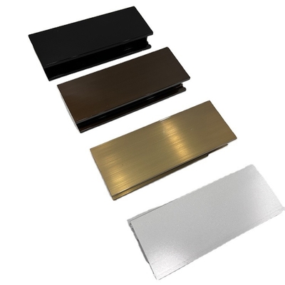 Min. 0,3 mm Wanddicke Bronze-Aluminiumprofil für Tür- und Fensterschneidedienstleistungen