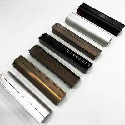 Min. 0,3 mm Wanddicke Bronze-Aluminiumprofil für Tür- und Fensterschneidedienstleistungen