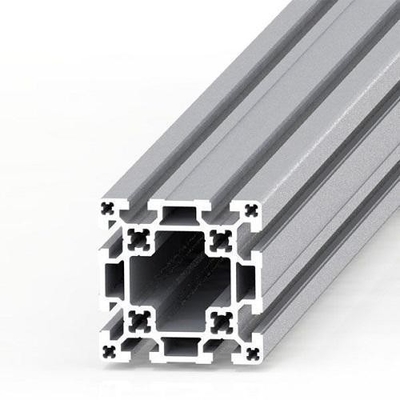 Silberanodisiertes Aluminiumprofil 4040 Aluminium Extrusion mit Anodisierungsdicke 0,7 mm