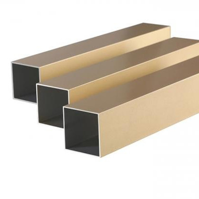 angepasste Farb-Titan-Gold-Aluminium-Schrank-Extrusionsprofile GB5237-2017 Standard
