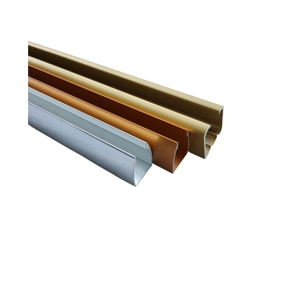 angepasste Farb-Titan-Gold-Aluminium-Schrank-Extrusionsprofile GB5237-2017 Standard