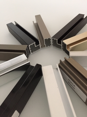 Aluminiumprofile der 6000-Serie mit Anodisierungsoxidation und 10um15um-Folien