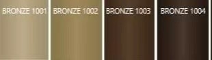 Extrudiertes Aluminium-Anodisiertes Profil in Bronze-Finixierung für robuste Tür- und Fensterrahmen