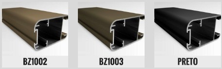 Extrudiertes Aluminium-Anodisiertes Profil in Bronze-Finixierung für robuste Tür- und Fensterrahmen