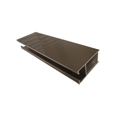 5.8-6.0M Länge Custom Aluminium Zaun Tor mit Dekorationsplatte und Stanzservice