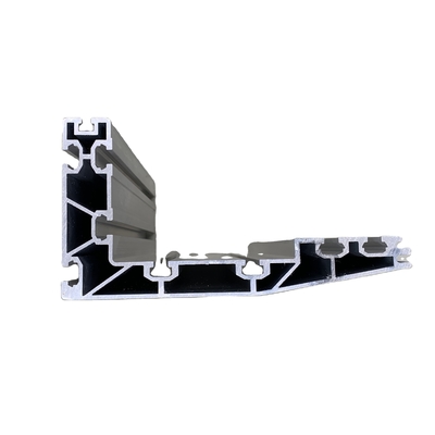 Temperatur T4-T5-T6 6061 T6 angepasste Silber-Anodisierte Extrusions-Aluminium-Zugspur
