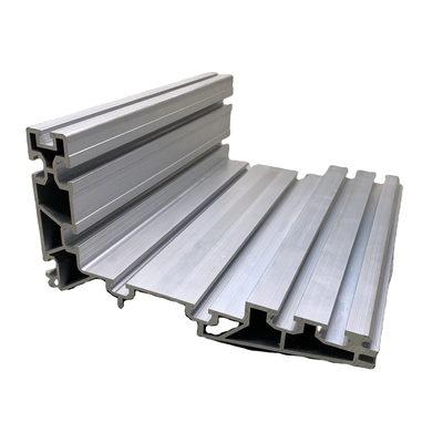 Temperatur T4-T5-T6 6061 T6 angepasste Silber-Anodisierte Extrusions-Aluminium-Zugspur
