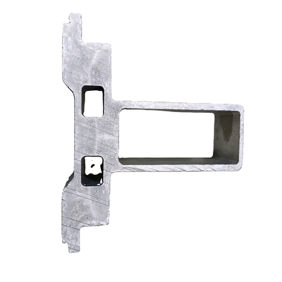 Temperatur T4-T5-T6 6061 T6 angepasste Silber-Anodisierte Extrusions-Aluminium-Zugspur
