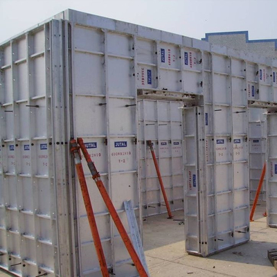 angepasste Farbe Aluminium Cyclostyle Aluminium Formen für den Bau von Shengxin
