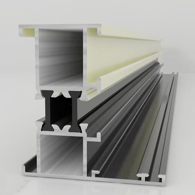 angepasste Farben Schiebefenster Aluminiumprofile für Bildschirmnetzmaterial Nylon