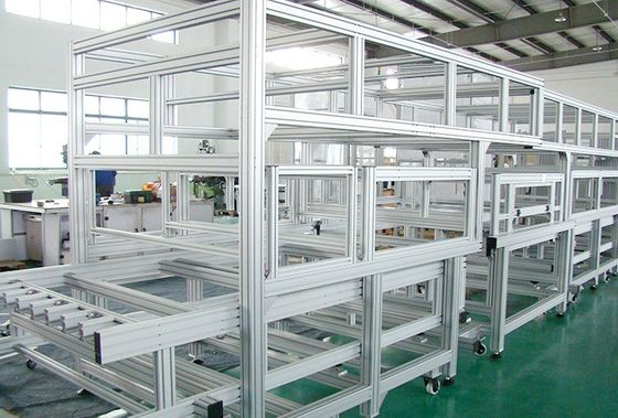 Montagelinie Aluminiumprofil Arbeitstisch Industrieextrusion Aluminiumprofil verwendet