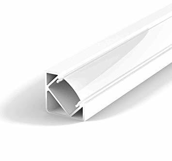 SHENGXIN 2019 Led Breitspiegel Weißlicht Kanal Kanal Wandmontierte Streifen Abdeckung Aluminium Ecke Led Profil