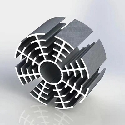 Industriealuminiumprofil SHENGXIN 6061 6063 Aluminiumwärmeschwimmer mit Toleranz ± 1%