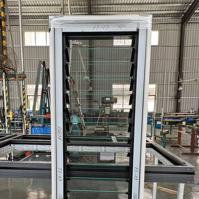 Custom Aluminiumrahmen für Tor und Jalousien entsprechen GB-Standarddicke 0,8 mm-2,0 mm