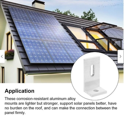 6005 L-Füße Solarmontagehalter mit Toleranz von ± 1% Shengxin Aluminiumlegierung