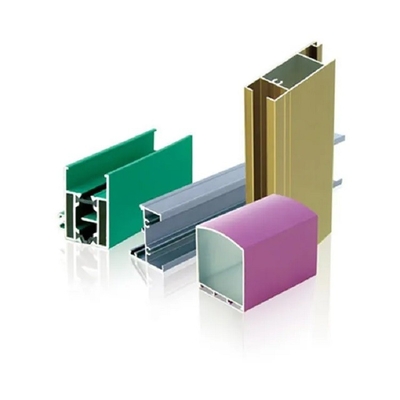 6000 Struktural-Aluminium-Extrusionsrahmen Profil Pulverbeschichtung mit individueller Farbe