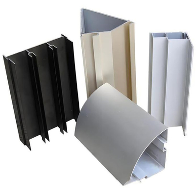 6000 Struktural-Aluminium-Extrusionsrahmen Profil Pulverbeschichtung mit individueller Farbe