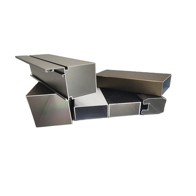 Stanzbohrung, Präzisionsschneiden, Aluminiumextrusion für die Zwiebelbahn in Silber
