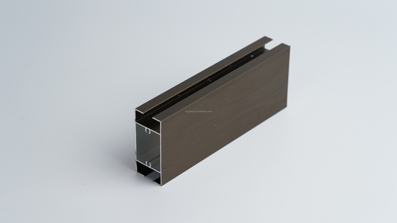 6063 Aluminiumlegierung Strukturprofil Toleranz ±1% Holzkorn 6000-Serie 22-30 Tage