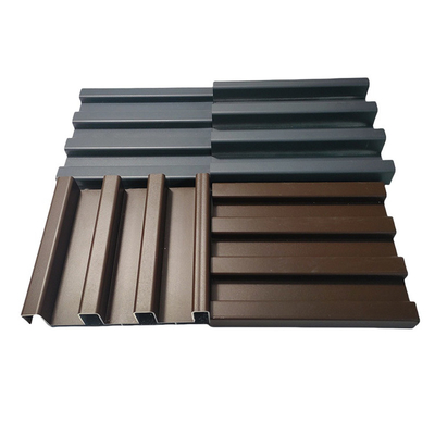 Quadratische dekorative Aluminium-Hintergrundwand mit individueller Farbe und T3-T6-Alterung