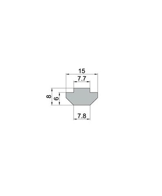 Silber-Anodisierungs-T-Slot 4040 3030 2020 Aluminiumprofile mit einer Toleranz von ± 1%