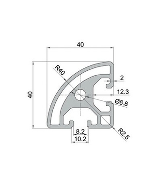 angepasste Silberanodisierte Aluminiumprofile mit Energiespar- und Biege-Service