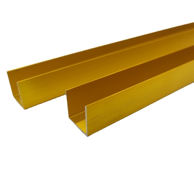 Aluminiumkanalprofil SHENGXIN Doppel-U-förmiges Aluminiumprofil mit ±1% Toleranz