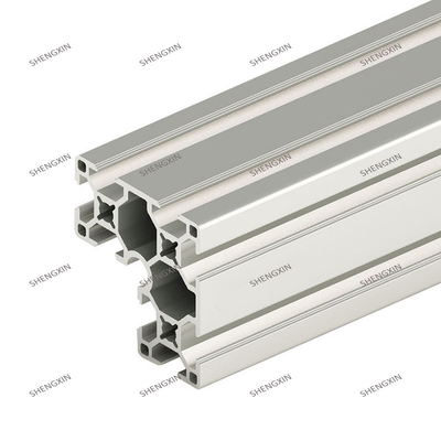 6063-T5 Profil Silber anodiertes Aluminium Extrusion T-Schlitze mit Entwicklung