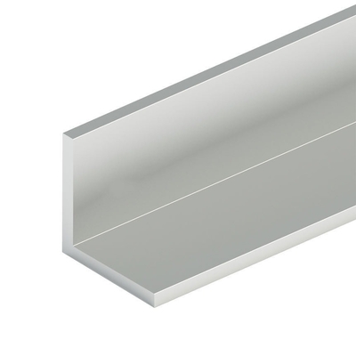 angepasste Silberanodisierte Aluminiumprofile Winkel Aluminium mit Schweißdienst
